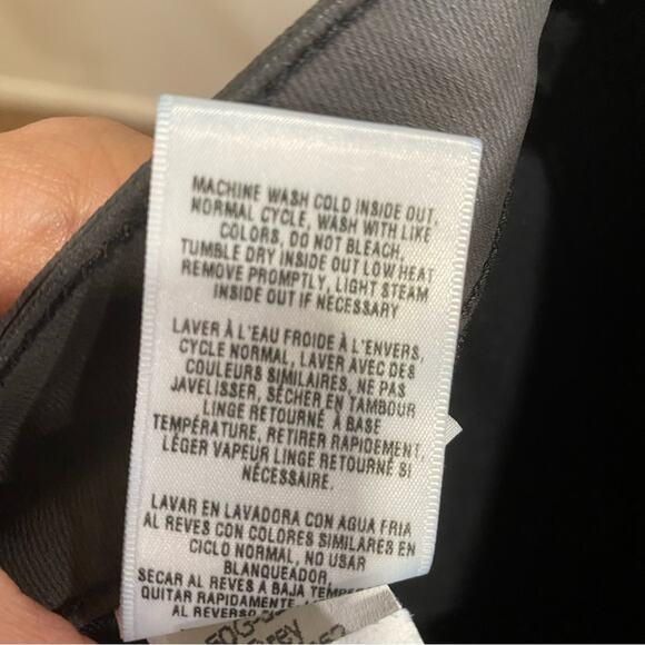 Cache Dark Gray Faux Leather Skinny Pants Sz 0 NWT - Picture 7 of 11